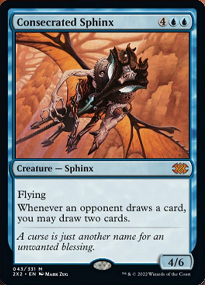 Consecrated Sphinx [Double Masters 2022] | Silver Goblin
