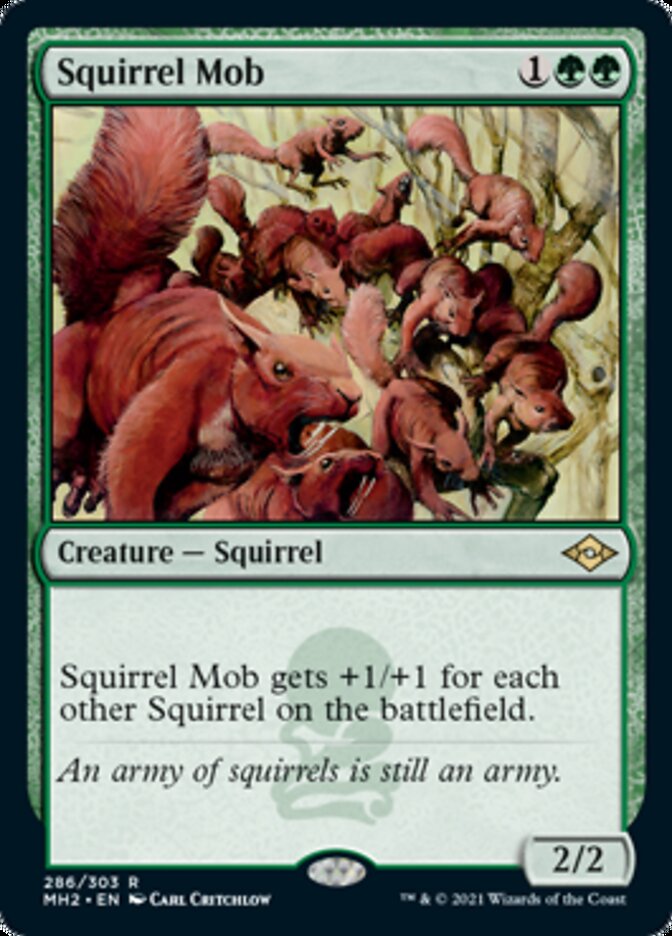 Squirrel Mob (Foil Etched) [Modern Horizons 2] | Silver Goblin