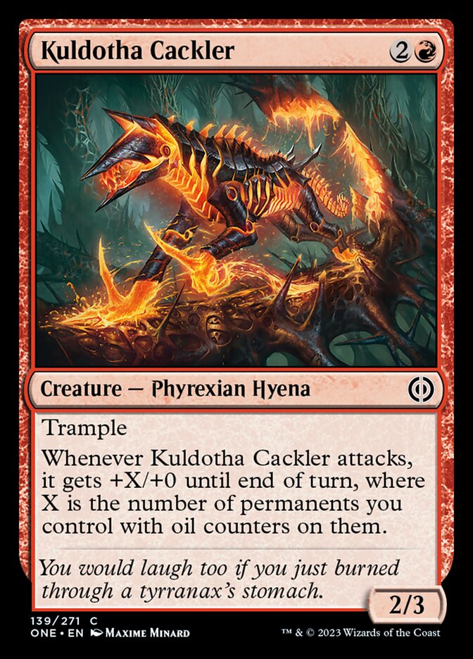 Kuldotha Cackler [Phyrexia: All Will Be One] | Silver Goblin