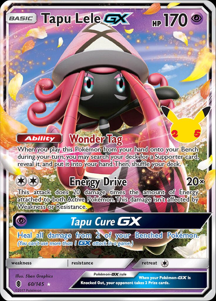 Tapu Lele GX (60/145) [Celebrations: 25th Anniversary - Classic Collection] | Silver Goblin