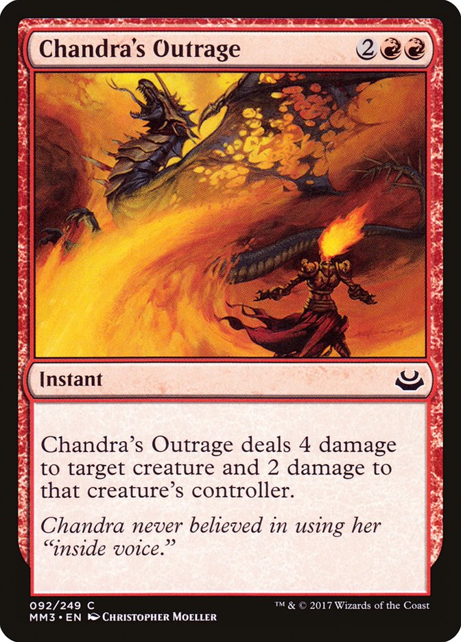 Chandra's Outrage [Modern Masters 2017] | Silver Goblin