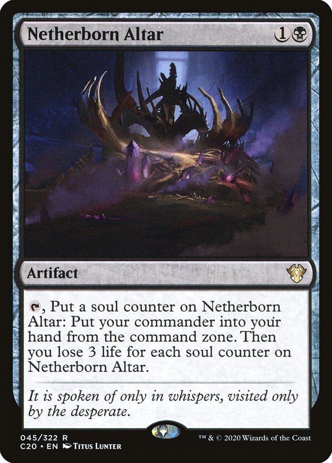 Netherborn Altar [Commander 2020] | Silver Goblin