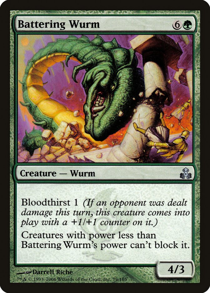 Battering Wurm [Guildpact] | Silver Goblin