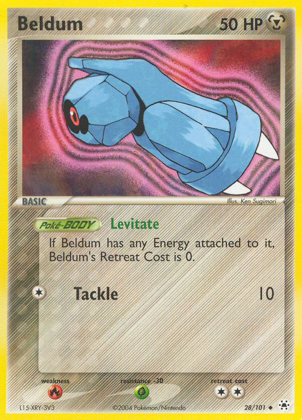 Beldum (28/101) [EX: Hidden Legends] | Silver Goblin