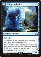 Thing in the Ice // Awoken Horror [Shadows over Innistrad Prerelease Promos] | Silver Goblin