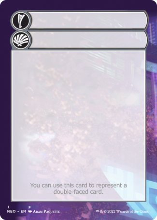 Helper Card (1/9) [Kamigawa: Neon Dynasty Tokens] | Silver Goblin