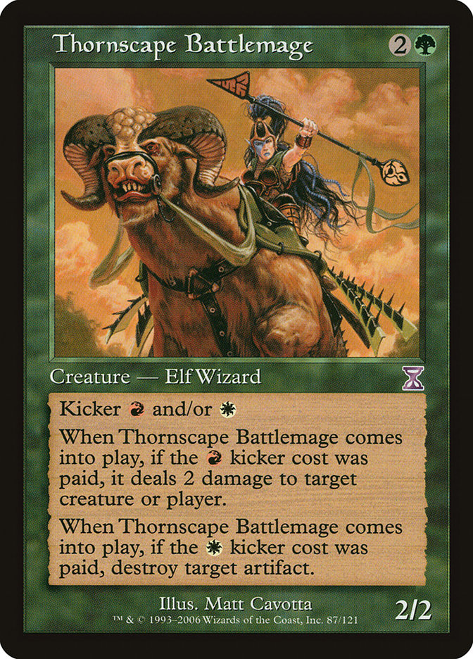 Thornscape Battlemage [Time Spiral Timeshifted] | Silver Goblin
