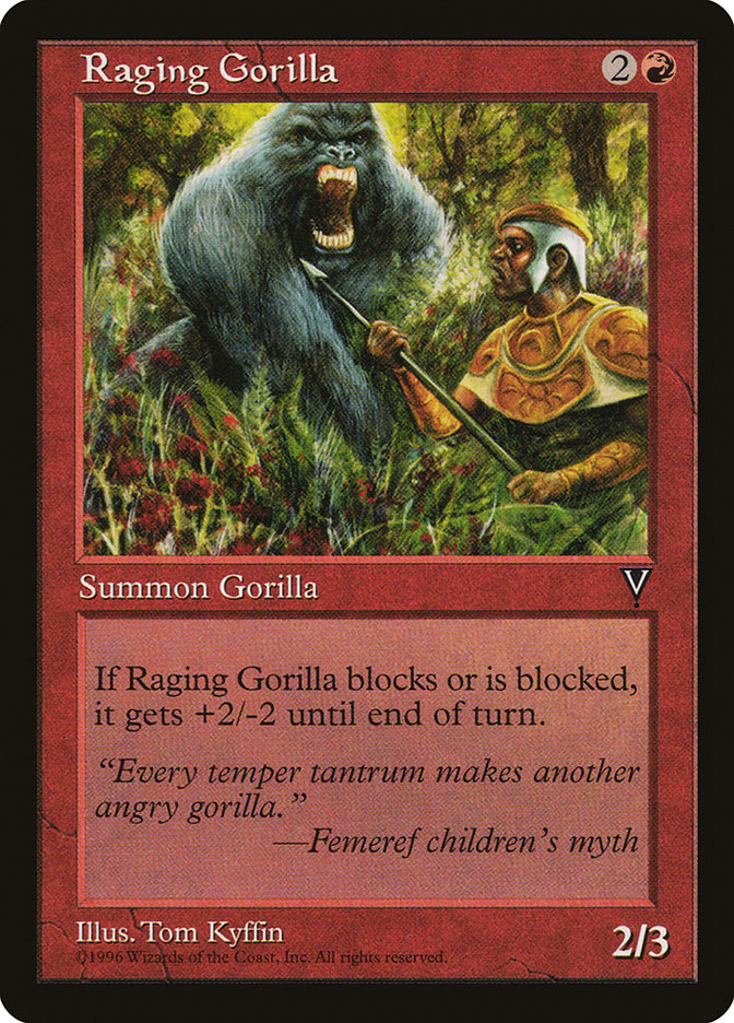 Raging Gorilla [Visions] | Silver Goblin