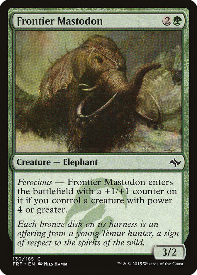 Frontier Mastodon [Fate Reforged] | Silver Goblin