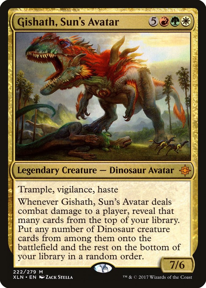 Gishath, Sun's Avatar [Ixalan] | Silver Goblin