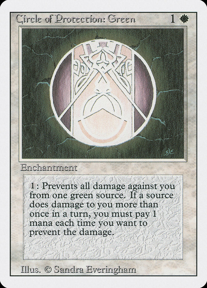 Circle of Protection: Green [Revised Edition] | Silver Goblin