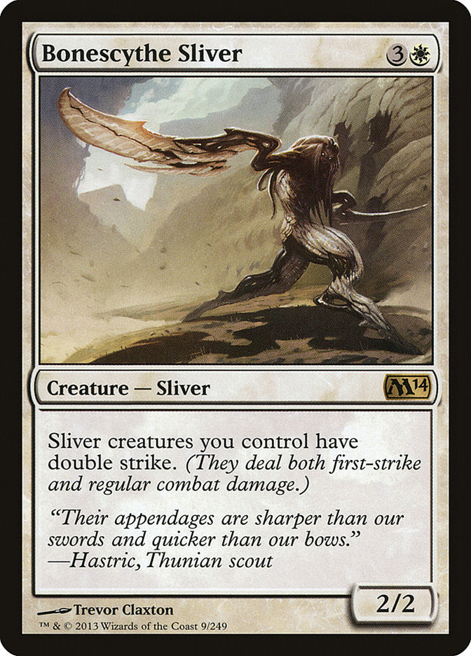 Bonescythe Sliver [Magic 2014] | Silver Goblin