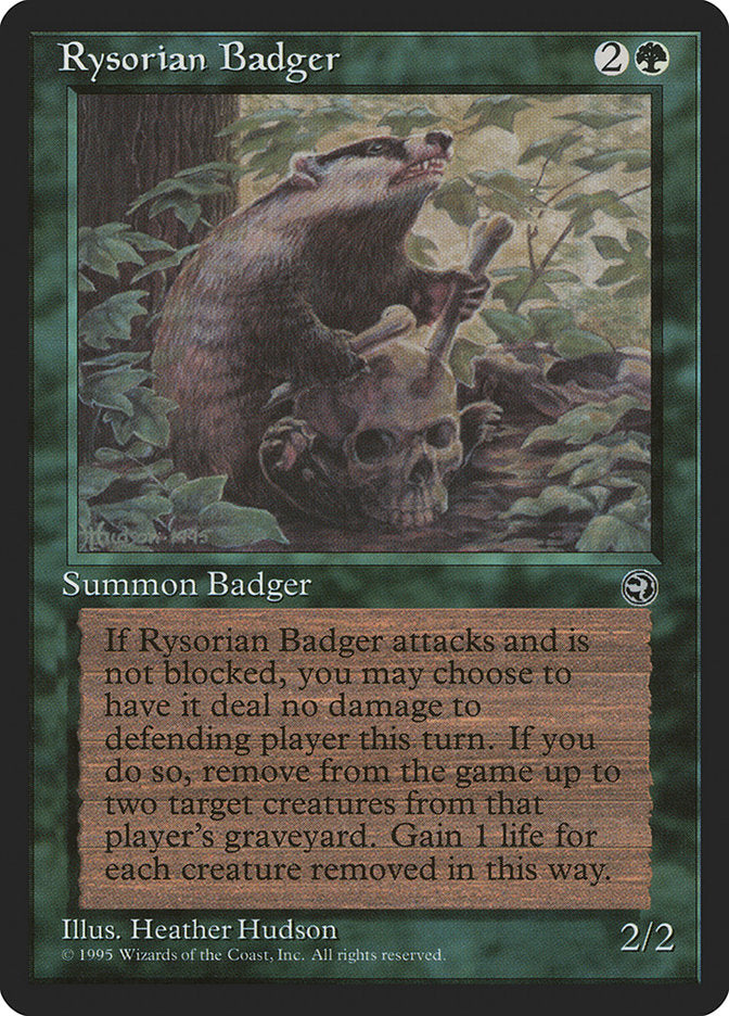 Rysorian Badger [Homelands] | Silver Goblin
