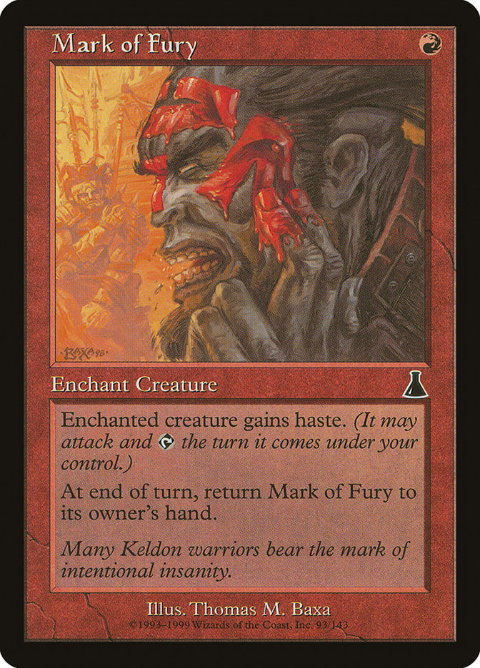 Mark of Fury [Urza's Destiny] | Silver Goblin