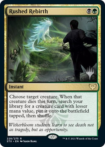 Rushed Rebirth (Promo Pack) [Strixhaven: School of Mages Promos] | Silver Goblin