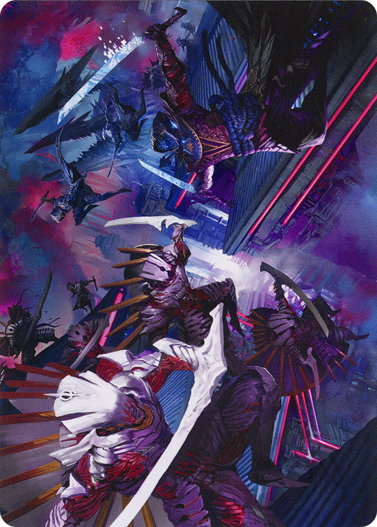 Invasion of Kamigawa Art Card [March of the Machine Art Series] | Silver Goblin