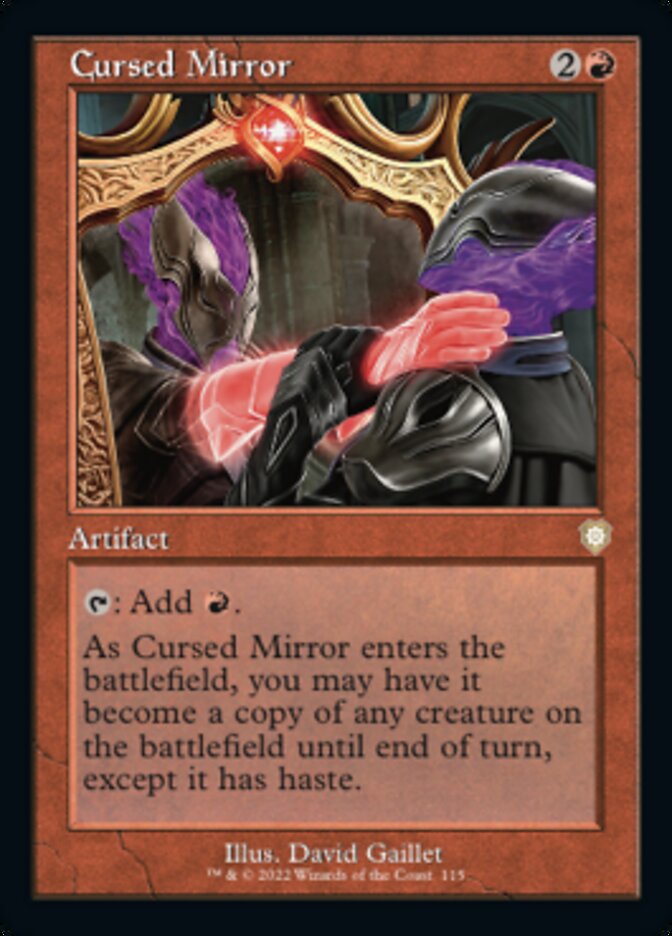 Cursed Mirror (Retro) [The Brothers' War Commander] | Silver Goblin