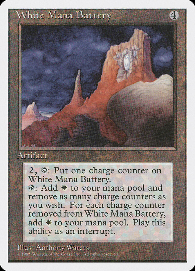 White Mana Battery [Fourth Edition] | Silver Goblin