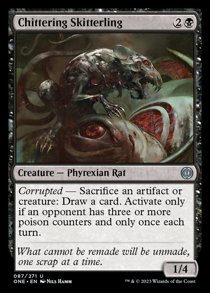 Chittering Skitterling [Phyrexia: All Will Be One] | Silver Goblin