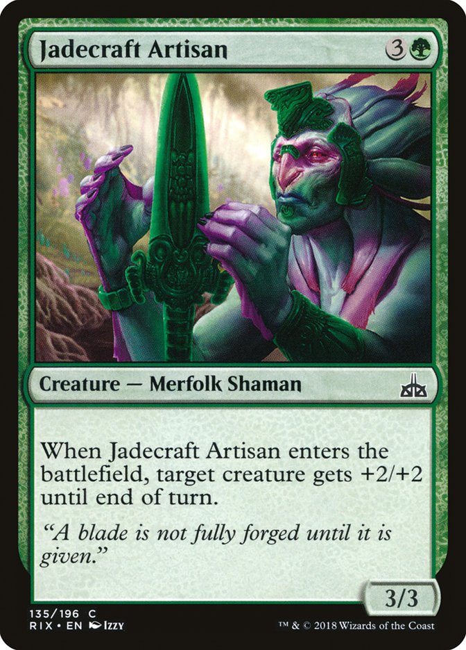 Jadecraft Artisan [Rivals of Ixalan] | Silver Goblin