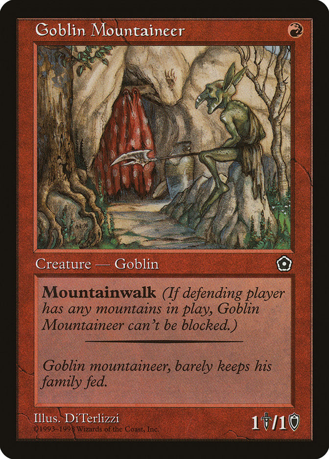 Goblin Mountaineer [Portal Second Age] | Silver Goblin