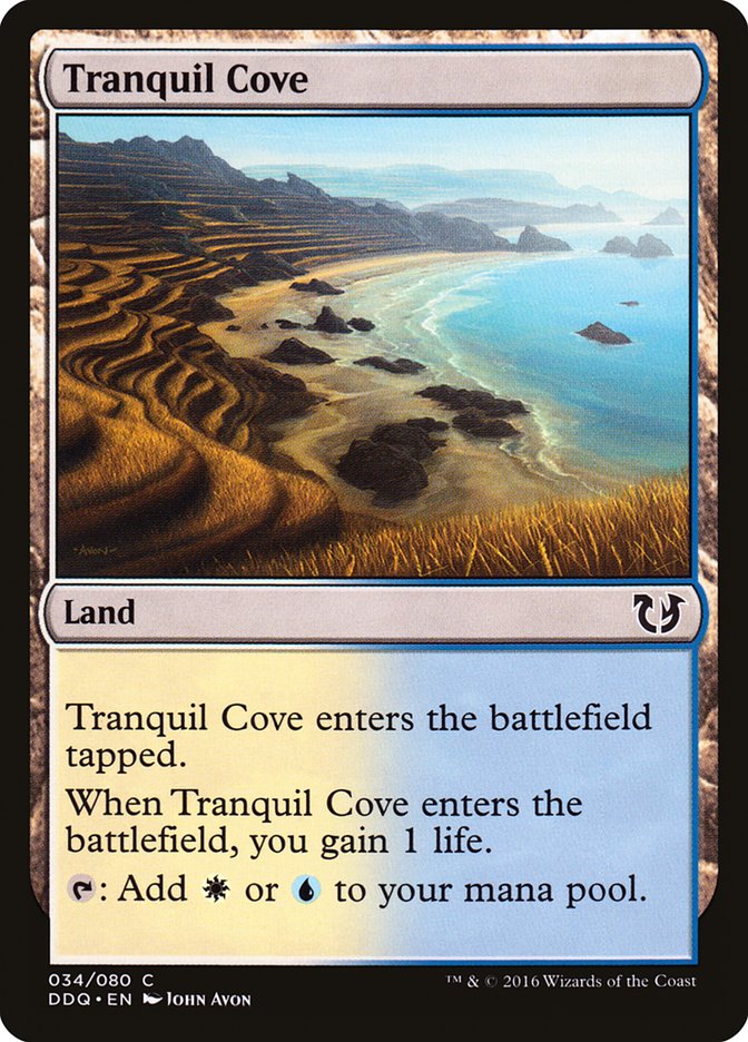 Tranquil Cove [Duel Decks: Blessed vs. Cursed] | Silver Goblin