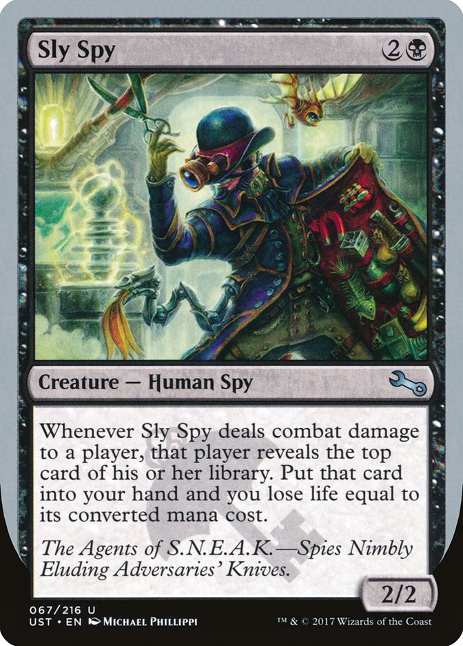 Sly Spy ("Spies Nimbly Eluding Adversaries' Knives") [Unstable] | Silver Goblin