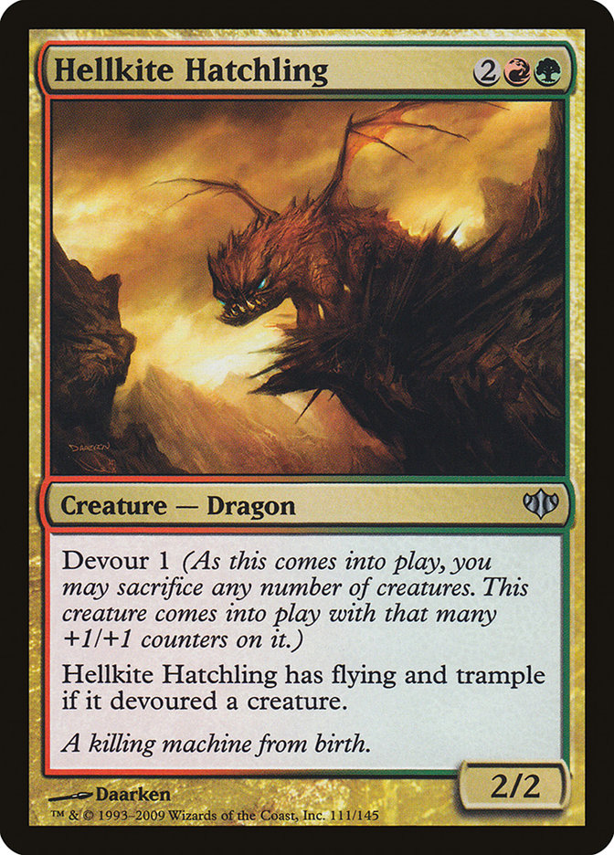 Hellkite Hatchling [Conflux] | Silver Goblin