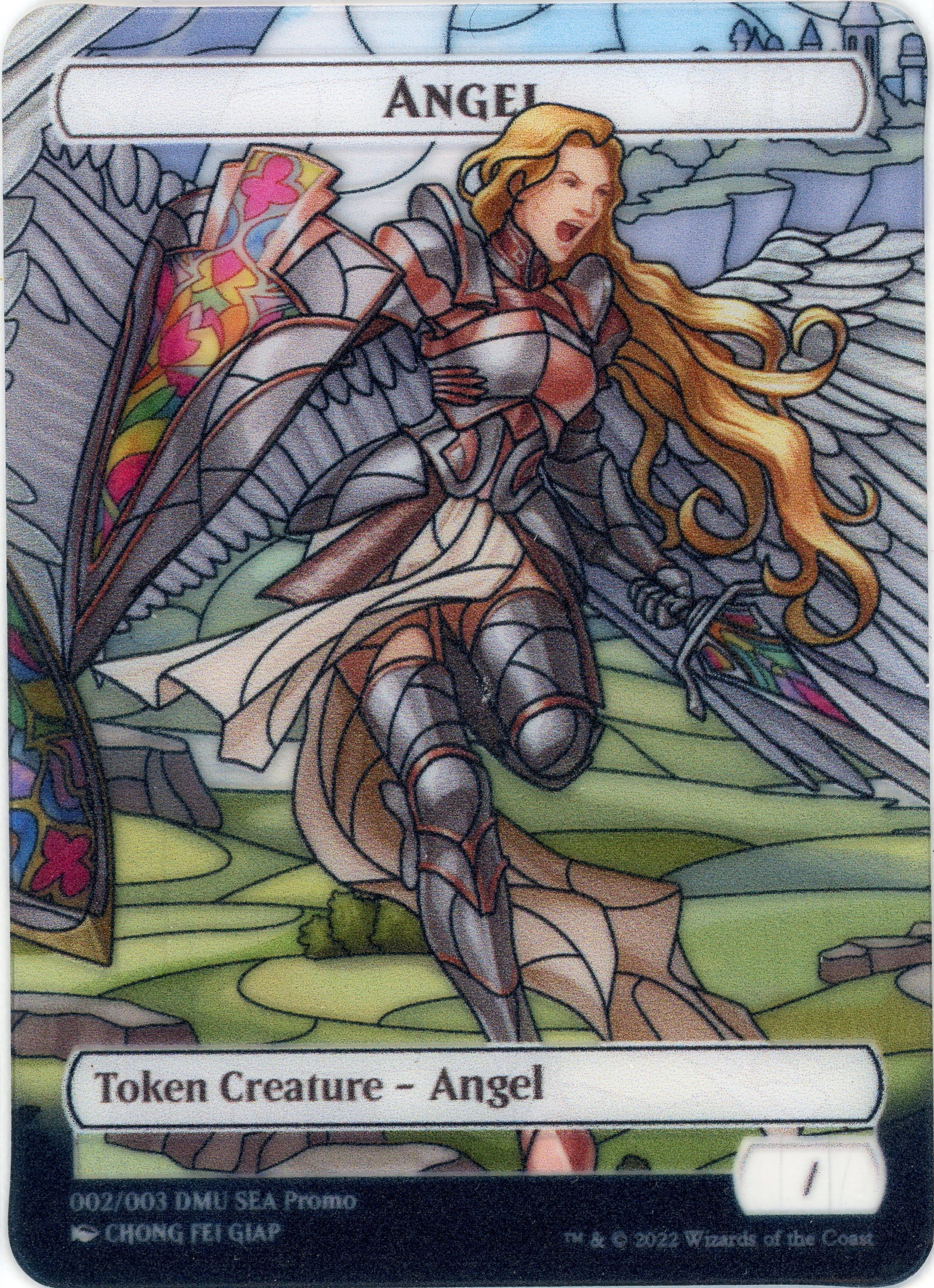 Angel Token (SEA Exclusive) [Dominaria United Tokens] | Silver Goblin
