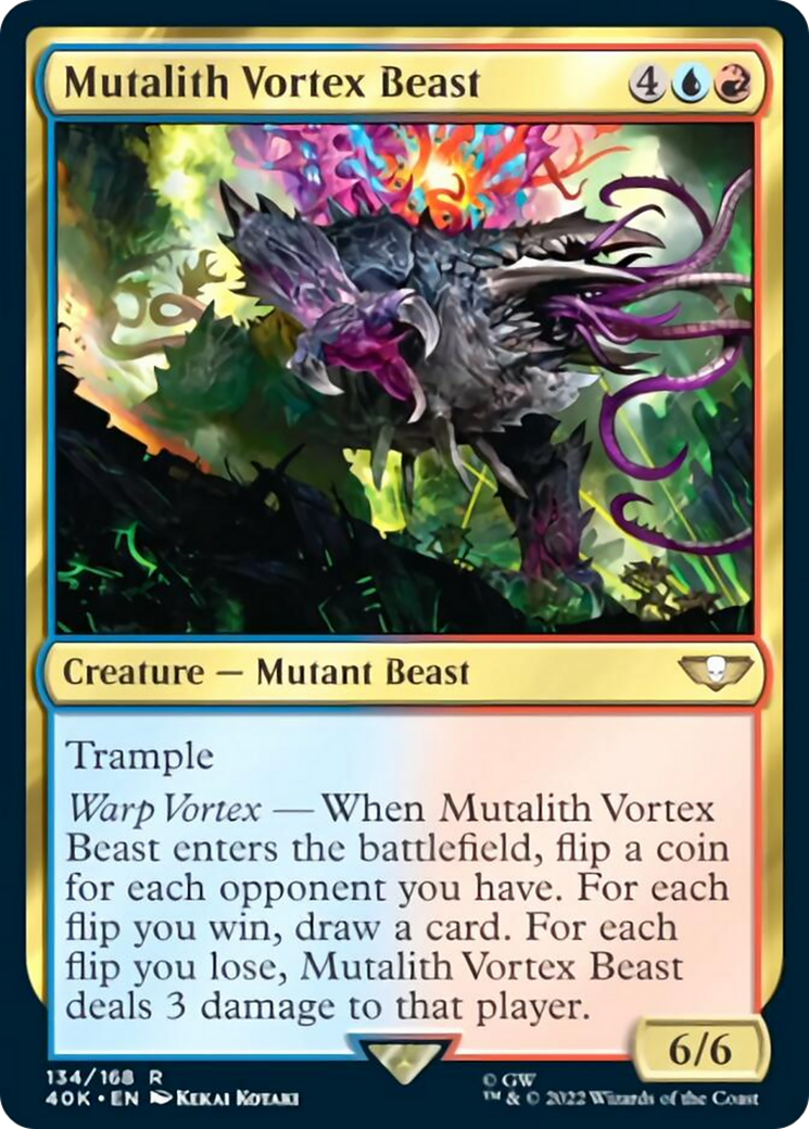 Mutalith Vortex Beast (Surge Foil) [Warhammer 40,000] | Silver Goblin