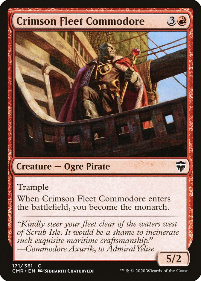 Crimson Fleet Commodore [Commander Legends] | Silver Goblin