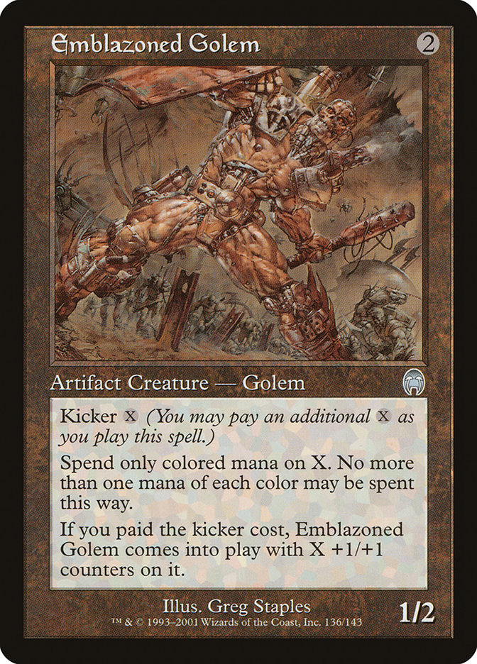 Emblazoned Golem [Apocalypse] | Silver Goblin