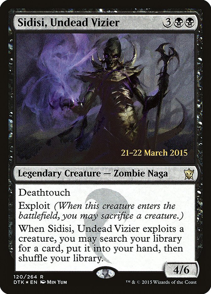 Sidisi, Undead Vizier [Dragons of Tarkir Prerelease Promos] | Silver Goblin