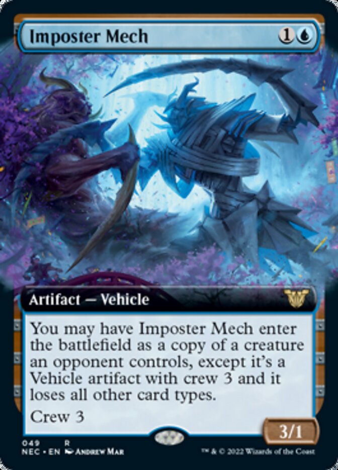 Imposter Mech (Extended Art) [Kamigawa: Neon Dynasty Commander] | Silver Goblin