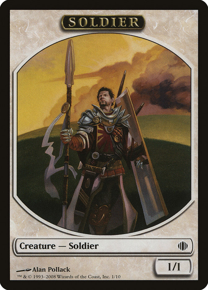 Soldier Token [Shards of Alara Tokens] | Silver Goblin