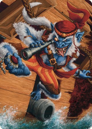 Treasure Nabber Art Card [Commander Masters Art Series] | Silver Goblin