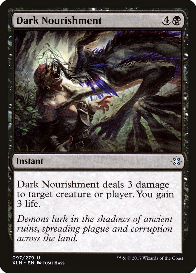 Dark Nourishment [Ixalan] | Silver Goblin