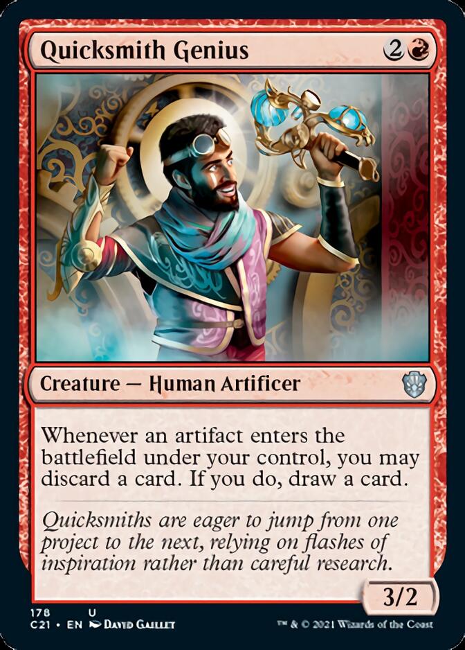 Quicksmith Genius [Commander 2021] | Silver Goblin