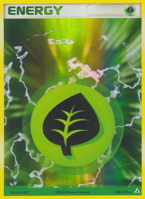 Grass Energy (105/110) [EX: Holon Phantoms] | Silver Goblin