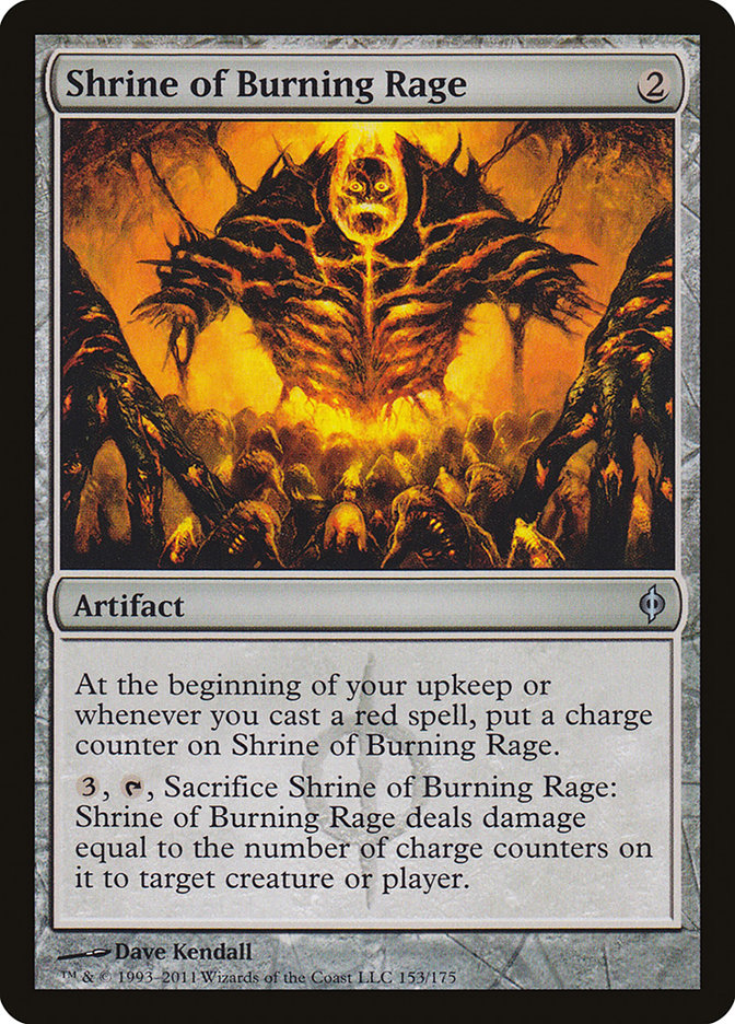 Shrine of Burning Rage [New Phyrexia] | Silver Goblin