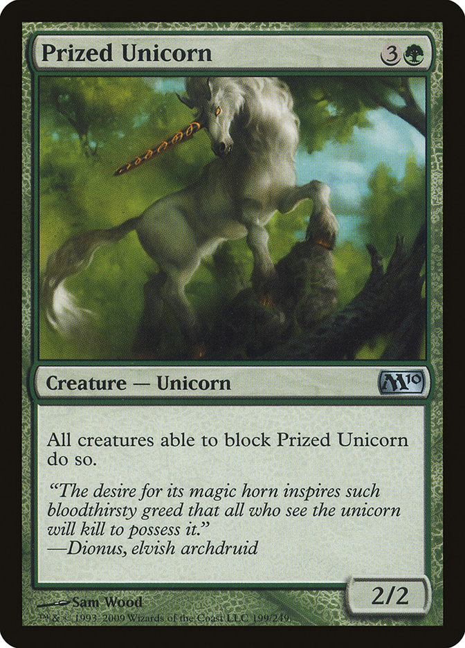 Prized Unicorn [Magic 2010] | Silver Goblin