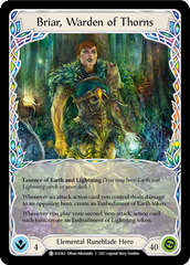 Briar, Warden of Thorns // Titan's Fist [ELE062 // ELE202] (Tales of Aria)  1st Edition Normal | Silver Goblin