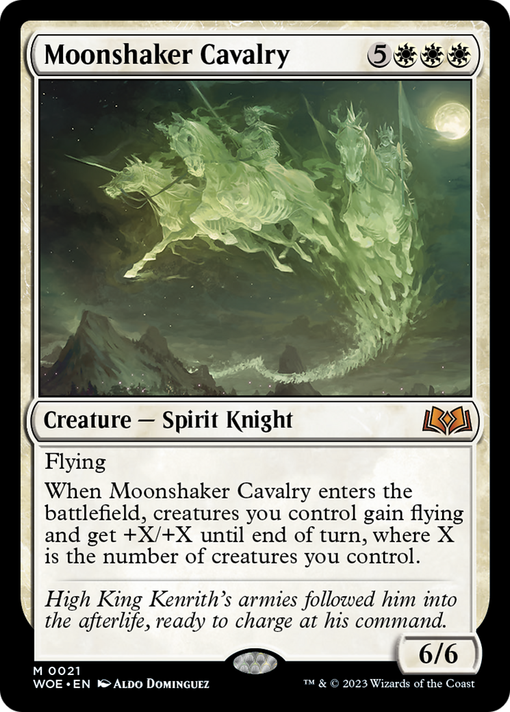Moonshaker Cavalry [Wilds of Eldraine] | Silver Goblin