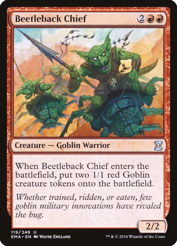 Beetleback Chief [Eternal Masters] | Silver Goblin