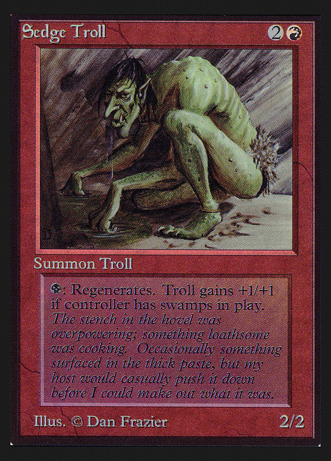 Sedge Troll [International Collectors' Edition] | Silver Goblin