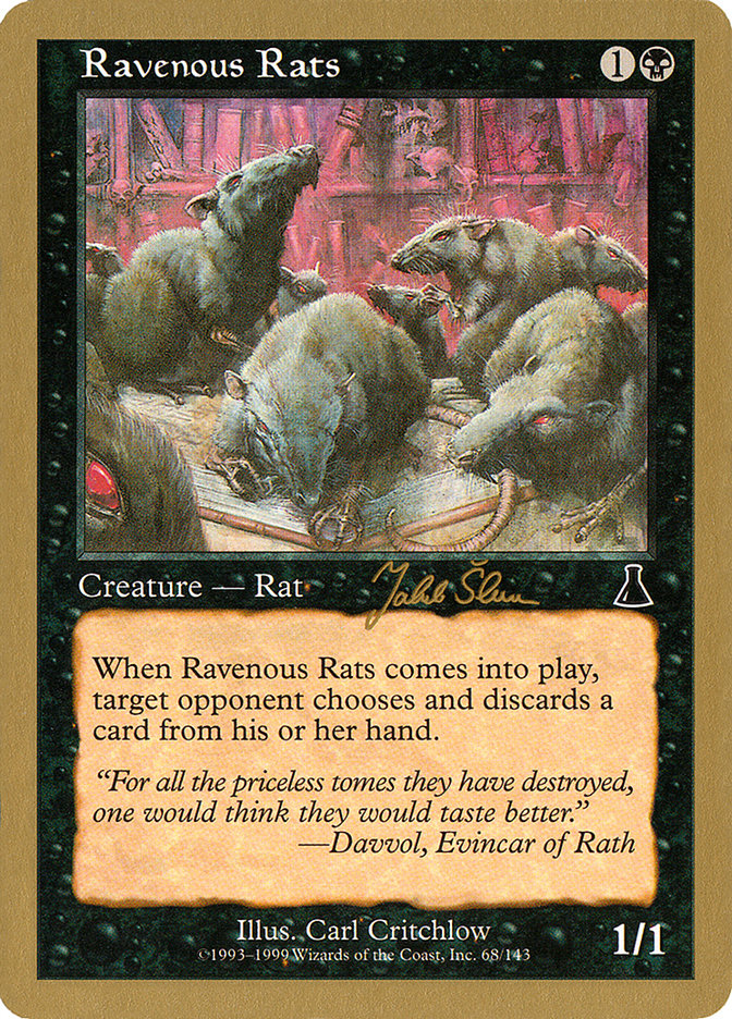 Ravenous Rats (Jakub Slemr) [World Championship Decks 1999] | Silver Goblin