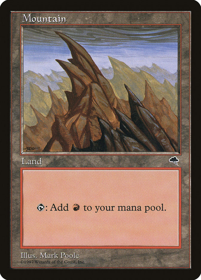 Mountain (All Peaks Pointing Left) [Tempest] | Silver Goblin