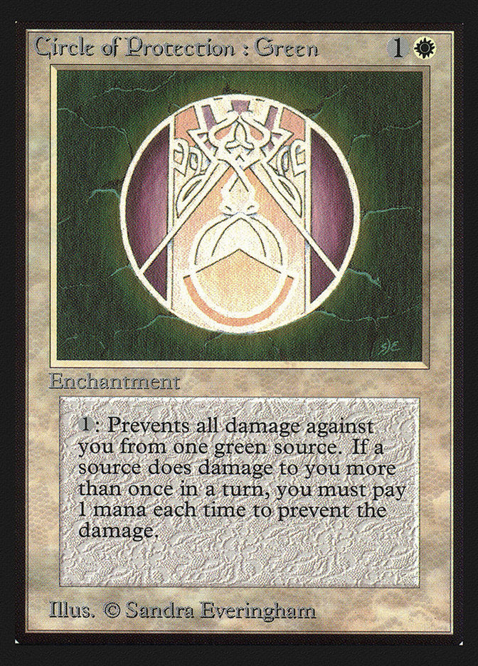 Circle of Protection: Green [International Collectors' Edition] | Silver Goblin
