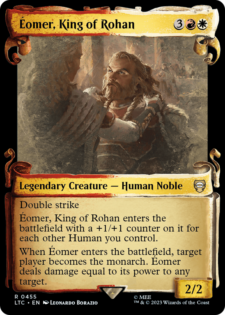 Eomer, King of Rohan [The Lord of the Rings: Tales of Middle-Earth Commander Showcase Scrolls] | Silver Goblin