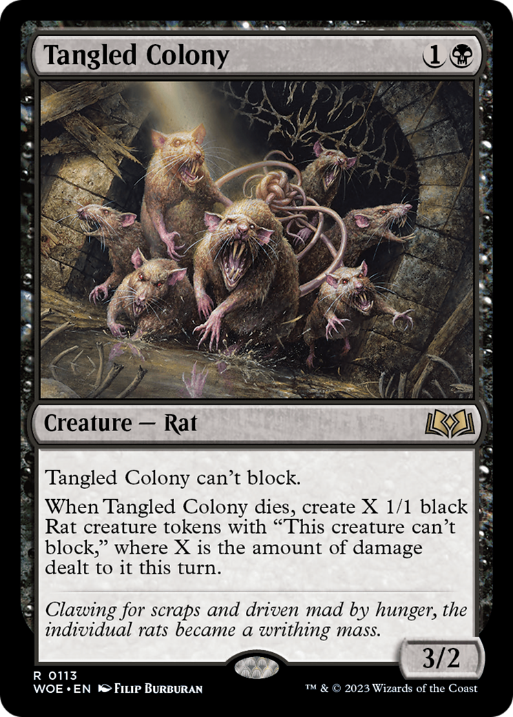 Tangled Colony [Wilds of Eldraine] | Silver Goblin